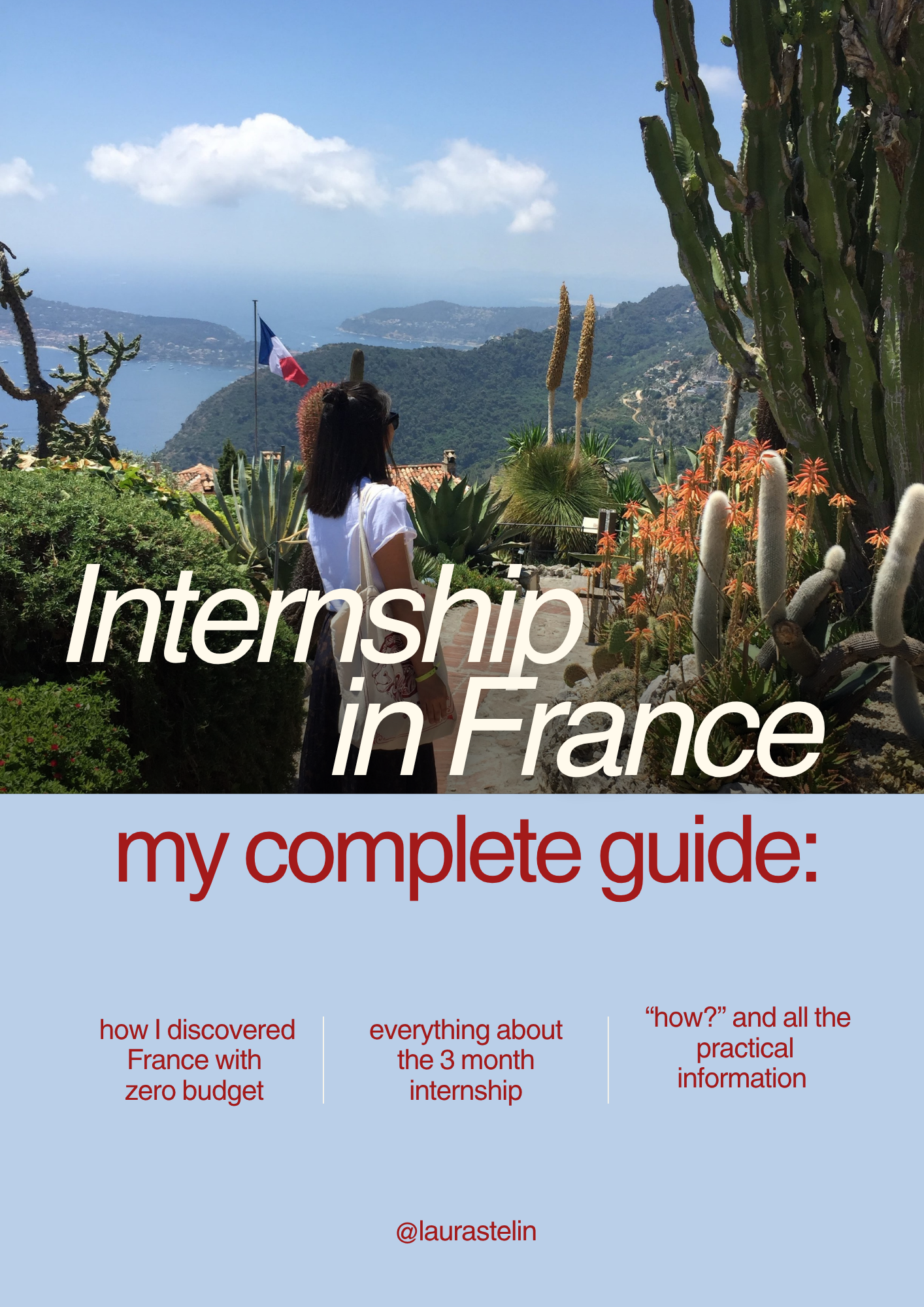 A page from the Internship in France guide